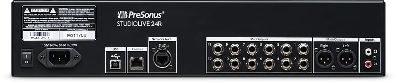 PreSonus StudioLive 24R 24 Channel Rackmount Digital Mixer