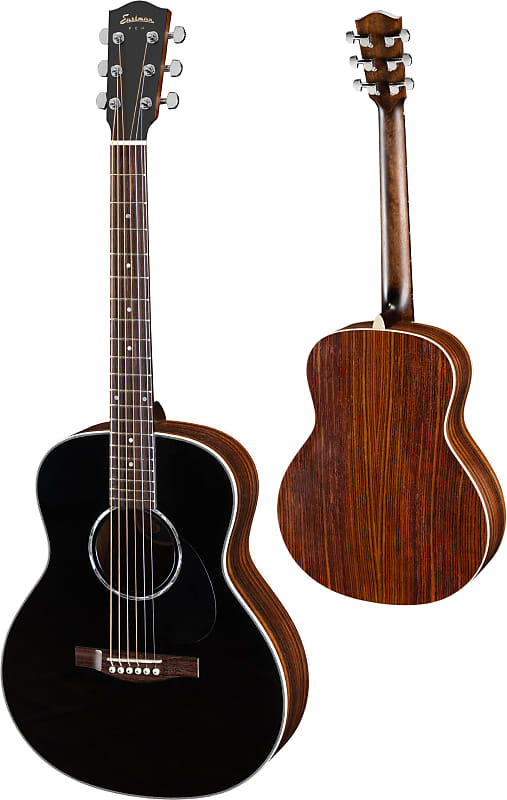 Eastman PCH2-TG-BK Acoustic Travel Guitar Black