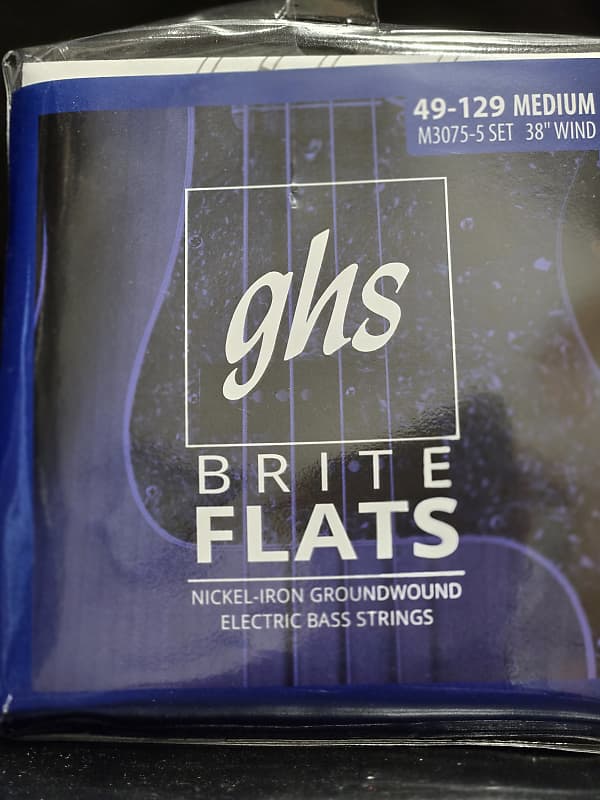 GHS M3075-5 Bass Strings 49-129
