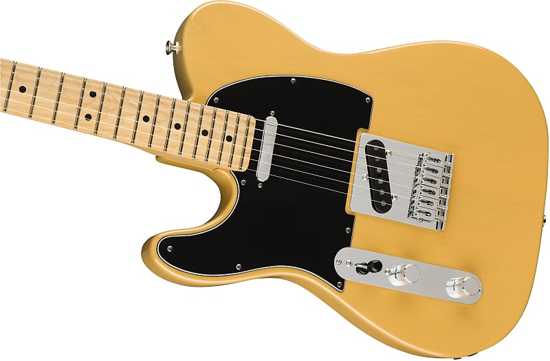Player Telecaster Left-Handed, Maple Fingerboard, Butterscotch Blonde