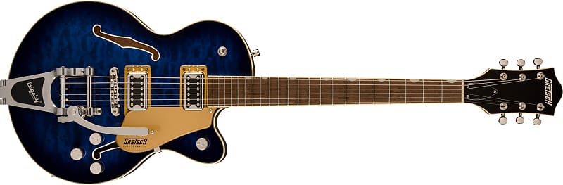 Gretsch G5655T-QM Electromatic® Center Block Jr. Single-Cut Quilted Maple with Bigsby®, Hudson Sky