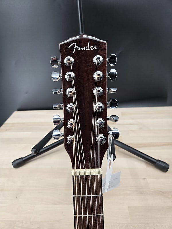 Fender CD-140SCE 12-String, Walnut Fingerboard, Natural w/Case