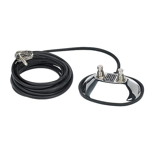 2-Button Vintage-Style Footswitch: Vibrato / Fat On/Off with 1/4" Jack