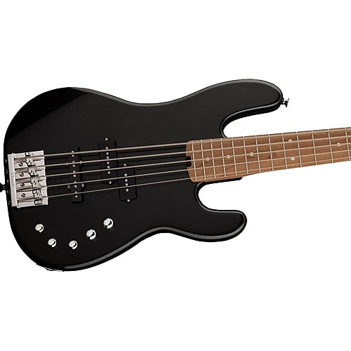 Charvel Pro-Mod San Dimas® Bass PJ V, Caramelized Maple Fingerboard, Metallic Black