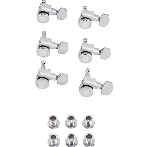 Fender 0990818100 Genuine Locking Tuners, Chrome, Set of 6