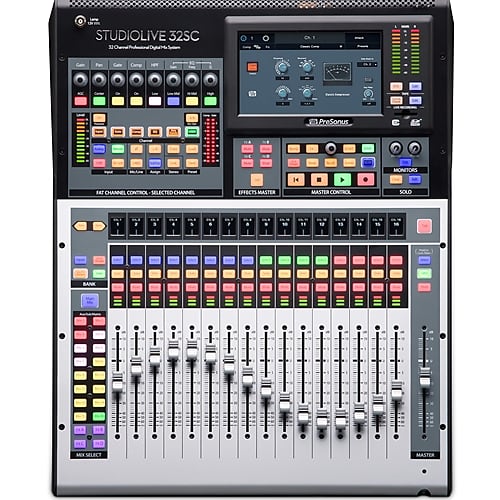 Presonus Studio Live 32SC 32-Channel/22-bus digital console/recorder/interface with AVB networking