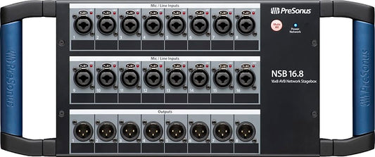 PreSonus® NSB 16.8 Networked Stage Box 16 Inputs x 8 Outputs