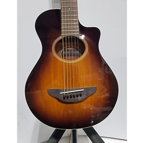 Yamaha APXT2EW 3/4-size Thin-line Cutaway Acoustic Electric Guitar,Tobacco Brown Sunburst