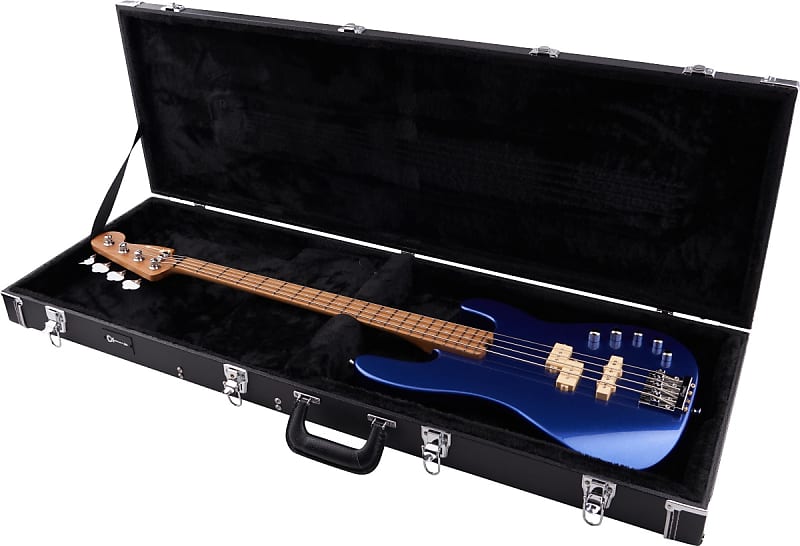 Charvel 9922244000 Bass Hardshell Case Fits 4 and 5 String, Black