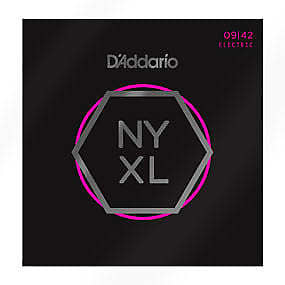 D'Addario NYXL0942 Super Light Electric Guitar Strings, .009-.042