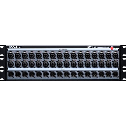 PreSonus® NSB 32.16 Networked Stage Box, Black