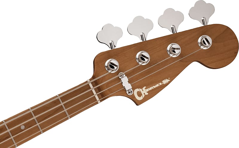 Charvel Pro-Mod San Dimas® Bass PJ IV, Caramelized Maple Fingerboard, Platinum Pearl