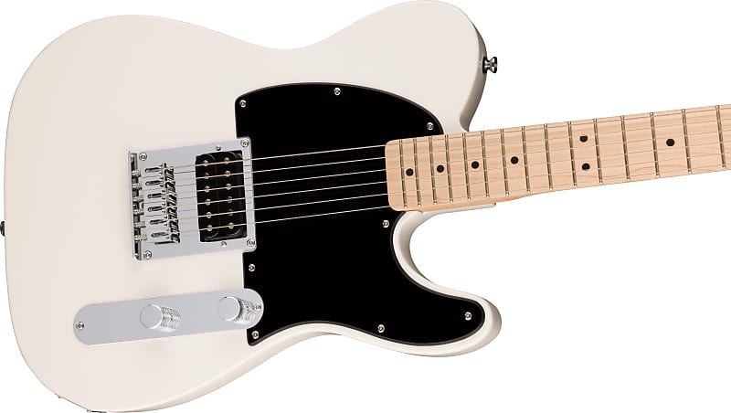 Squier Sonic™ Esquire® H, Maple Fingerboard, Black Pickguard, Arctic White