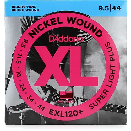 D'Addario EXL120+ Super Light Plus Electric Guitar Strings, .0095 - .044