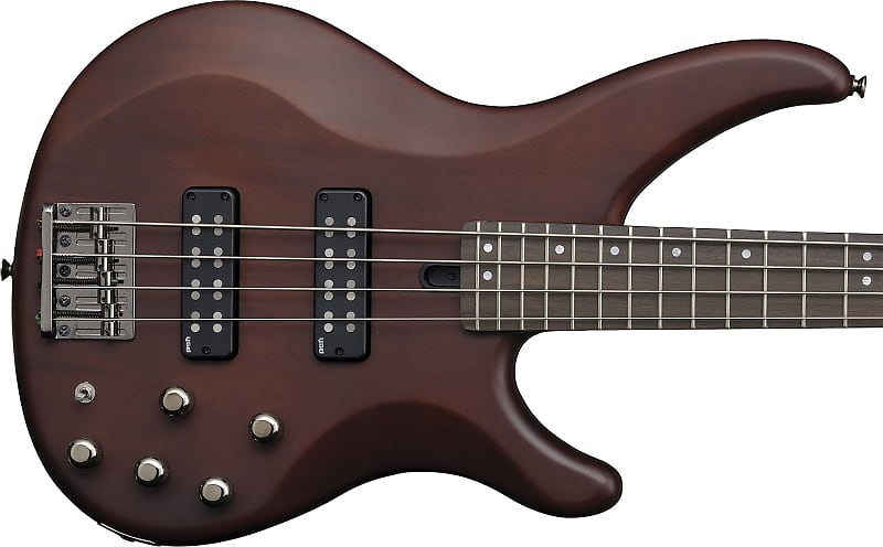 Yamaha TRBX504 TBN 4 String Premium Electric Bass Trans Brown