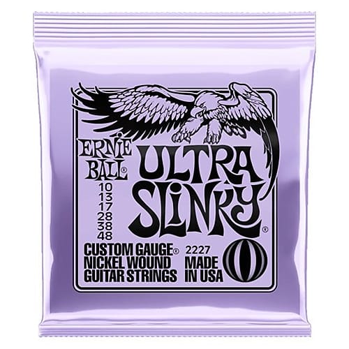 Ernie Ball 2227 Ultra Slinky Guitar Strings, 10 - 48