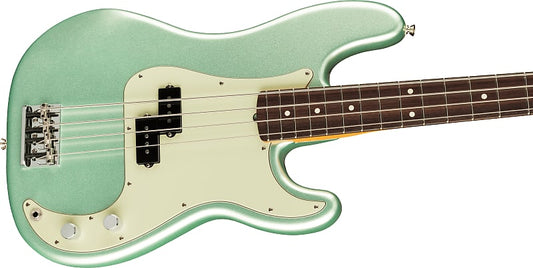 Fender American Professional II Precision Bass®, Rosewood Fingerboard, Mystic Surf Green