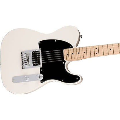 Squier Sonic™ Esquire® H, Maple Fingerboard, Black Pickguard, Arctic White