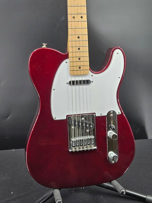 Fender Telecaster 2000 Burgundy Wine MIM with hard shell case