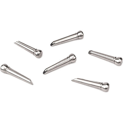 D'Addario PWPS13 Titanium Bridge Pins (Set of 6)
