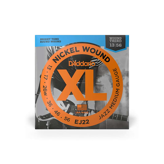 D'Addario EJ22 13-56 Jazz Medium Electric Guitar Strings