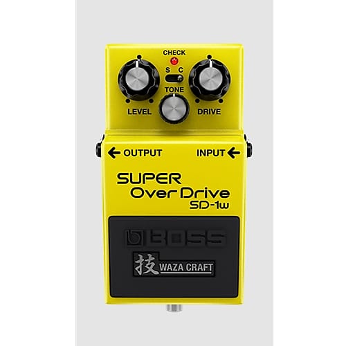 Boss SD-1W Waza Craft Super Overdrive Guitar Effects Pedal