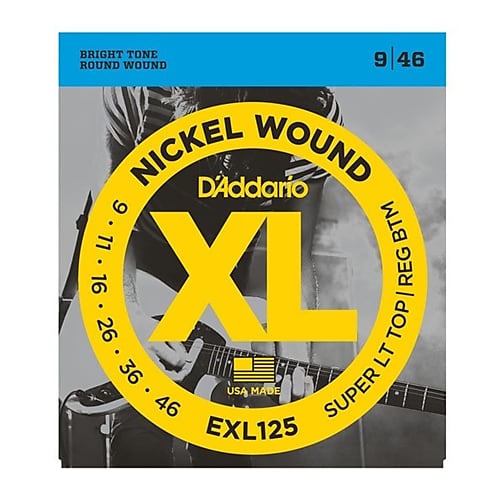 D'Addario EXL125 Electric Guitar Strings, .009 - .046