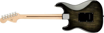 Squier  Affinity Series™ Stratocaster® FMT HSS, Maple Fingerboard, Black Pickguard, Black Burst