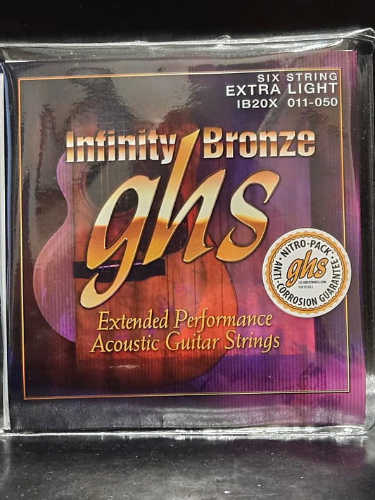 GHS IB20X Infinity Bronze Acoustic Extra Light