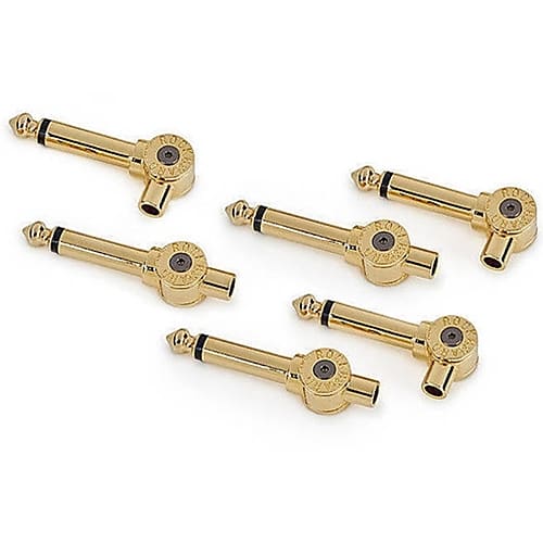 RBO CAB PW PLUG 6 GD PatchWorks Solderless Plug, 6 pcs., 1 Hexkey, Gold