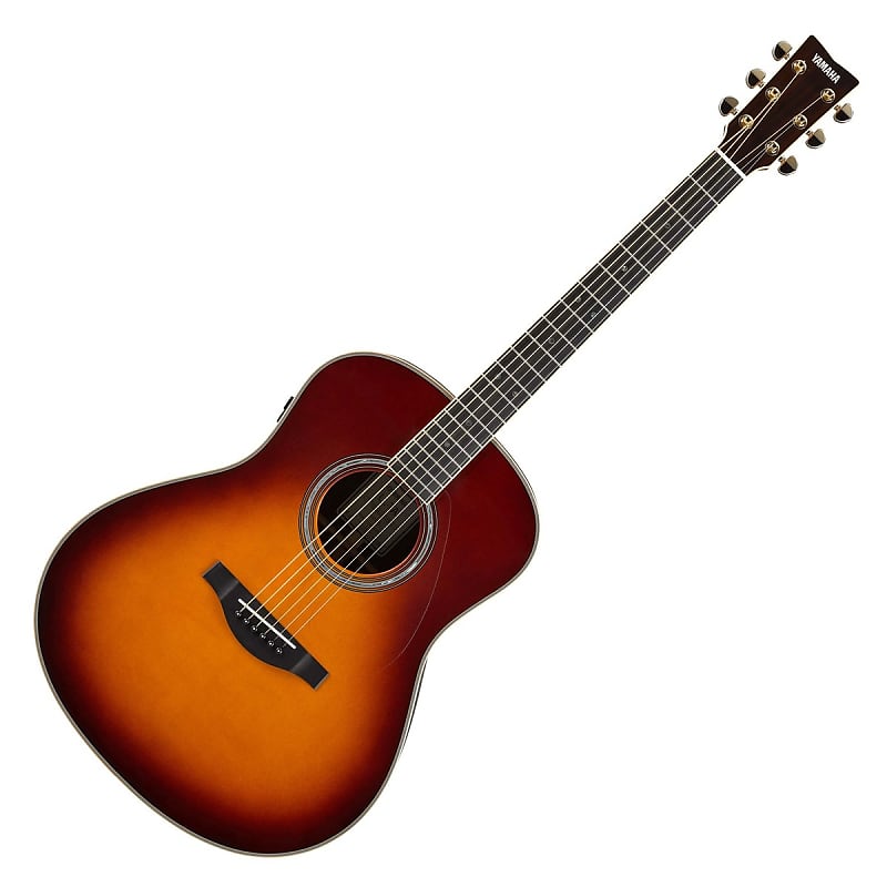 Yamaha LL-TA-BS Premium Transacoustic Dreadnought, Spruce Top nd Rosewood Body, Piezo Pickup, Brown Sunburst