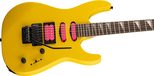 Jackson X Series Dinky® DK3XR HSS, Laurel Fingerboard, Caution Yellow