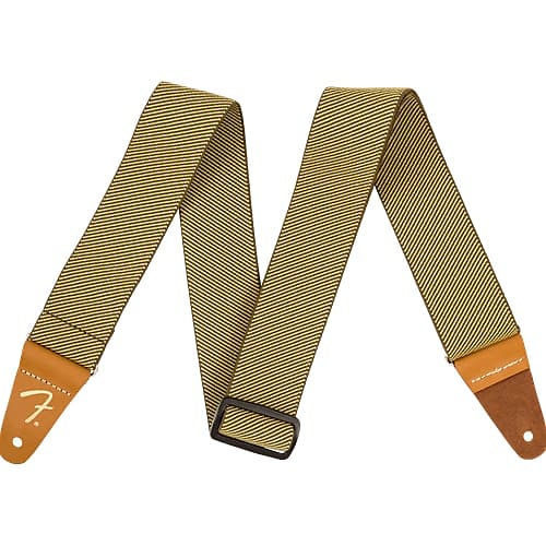 Fender 0990685001 WeighLess™ Tweed Guitar Strap, tan