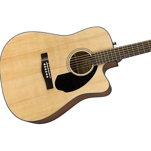 CD-60SCE Dreadnaught Cutaway Acoustic Electric Guitar, Natural