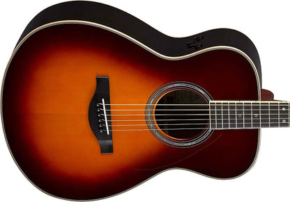 Yamaha LL-TA-BS Premium Transacoustic Dreadnought, Spruce Top nd Rosewood Body, Piezo Pickup, Brown Sunburst