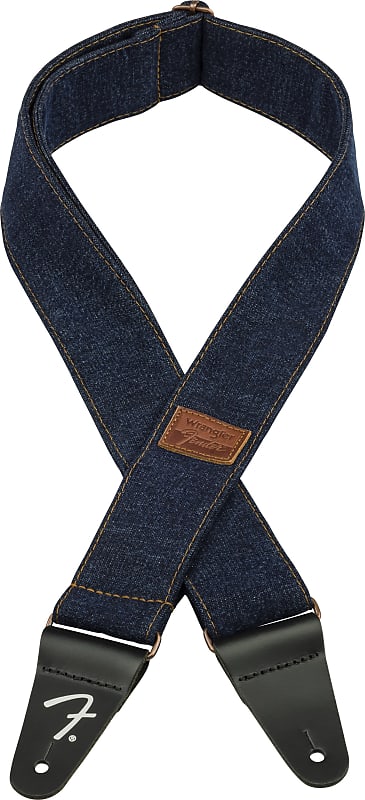 Fender Wrangler® Denim Strap, Dark Indigo