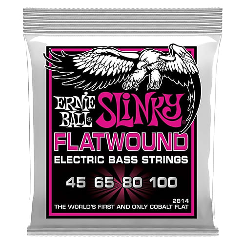 Ernie Ball 2814 Slinky Flatwound Electric Bass Strings