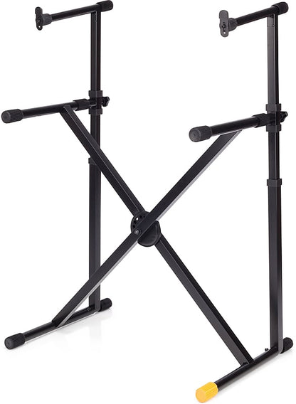 Hercules KS210B EZ-LOK Double Tier X-Keyboard Stand