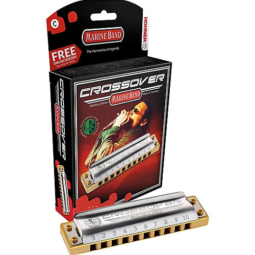 Hohner M2009BX-E Marine Band Crossover Harmonica, E