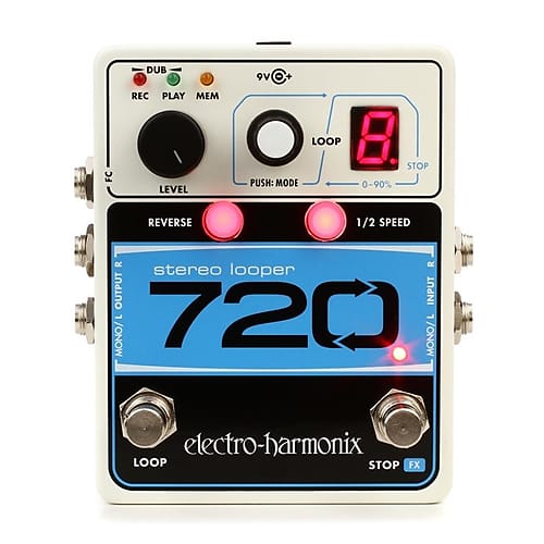 Electro Harmonix 720 Stereo Looper Effects Pedal