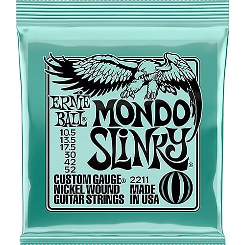 Ernie Ball 2211 Mondo Slinky Guitar Strings, 10.5 - 52