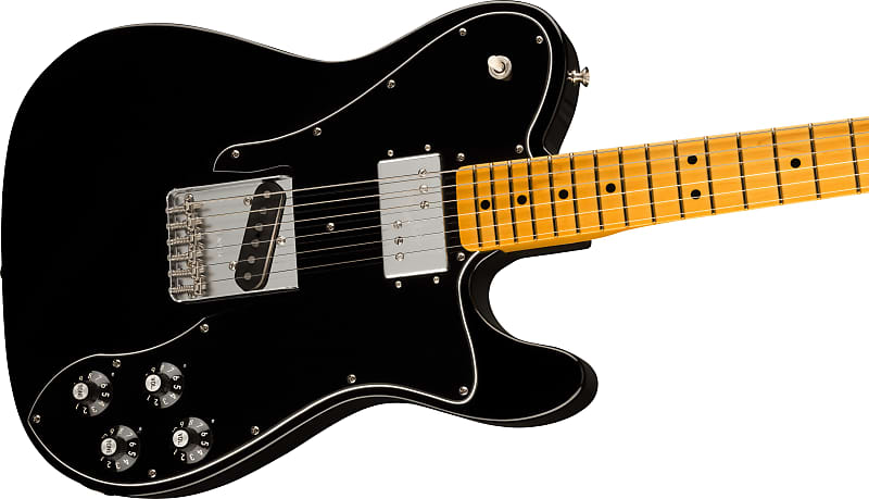 Fender American Vintage II 1977 Telecaster® Custom, Maple Fingerboard, Black