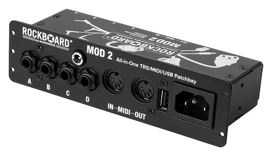 RockBoard MOD 2 V2 - All-in-One TRS, MIDI & USB Patchbay