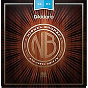 D'Addario NB1152 Nickel Bronze Acoustic Lite Guitar Strings, .011 - .052