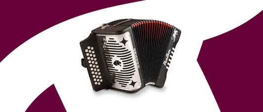 Hohner 3100GB Panther 31 Button Diatonic Accordion, Key GCF