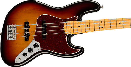 Fender American Professional II Jazz Bass®, Maple Fingerboard, 3-Color Sunburst