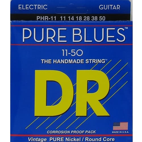 DR PHR-11 Pure Blues Electric Guitar Strings, .011 - .050