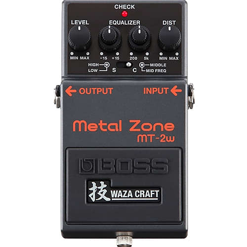 Boss MT-2W Waza Craft Metal Zone Distortion Guitar Effects Pedal