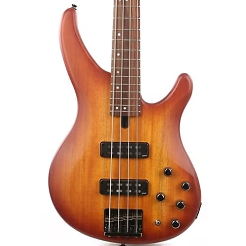 Yamaha TRBX504 BRB 4 String Electric Bass Guitar, RW/MN, Brick Burst