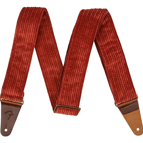 Fender Corduroy Strap, Antique Cherry, 2"